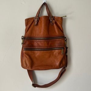 Fossil Leather Explorer Extra Large Handbag